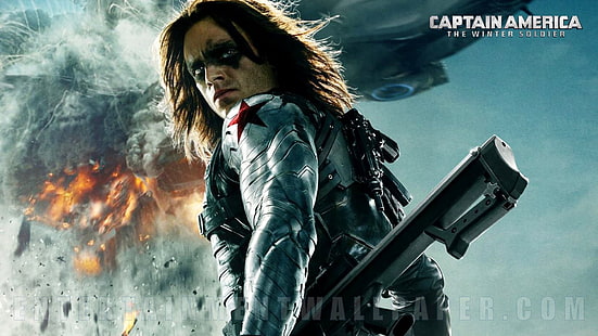 Captain America Bucky Barnes, Captain America: The Winter Soldier, Bucky Barnes, HD wallpaper HD wallpaper