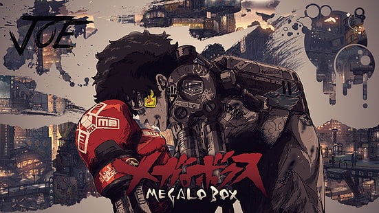 Megalo Box anime, Anime, Megalo Box, Joe (Megalo Box), HD tapet HD wallpaper