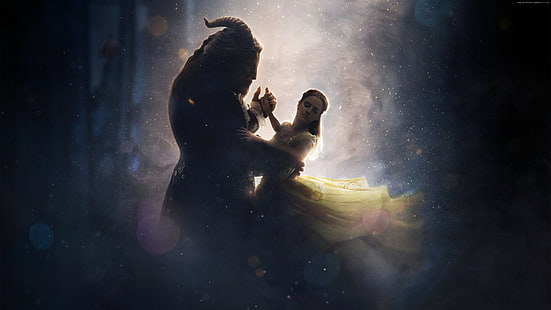 ภาพยนตร์ที่ดีที่สุด Beauty and the Beast เอ็มม่าวัตสัน, วอลล์เปเปอร์ HD HD wallpaper
