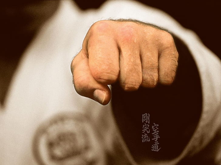 قبضة اللكم الصينية التصوير التجريدي HD Art ، Punch ، Chinese ، Fist ، Karate، خلفية HD