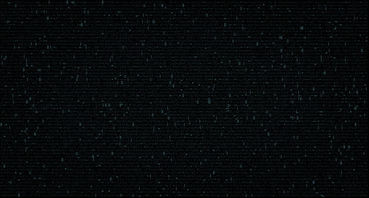 ASCII Art, Dark, minimalisme, Fond d'écran HD