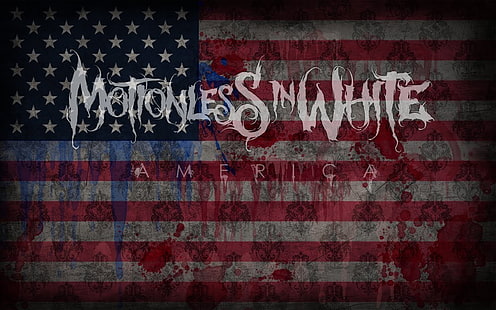 Motionless In White, metalcore, logo zespołu, Tapety HD HD wallpaper