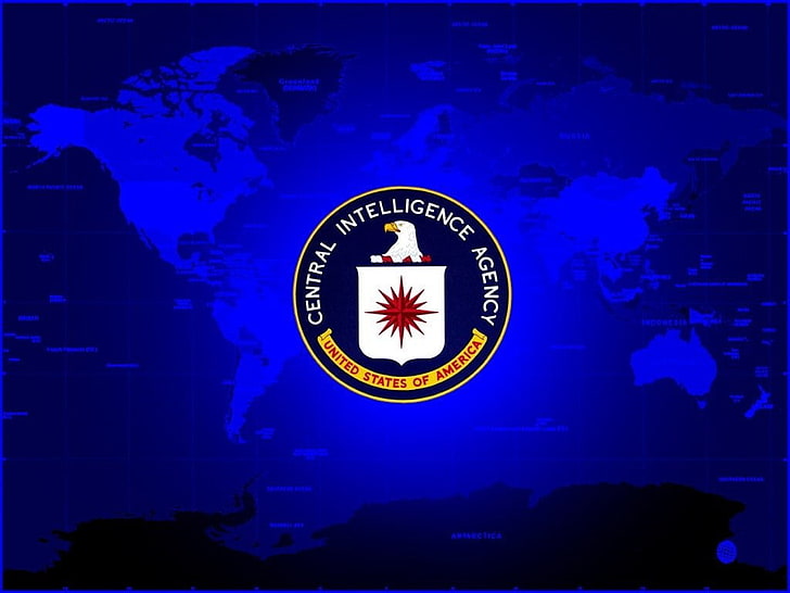Central Intelligence Agency 로고, Man Made, 로고, CIA, HD 배경 화면