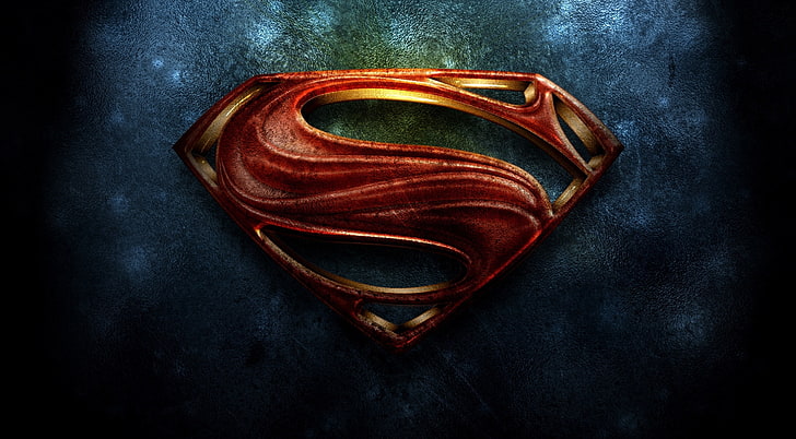 Man of Steel (film 2013), fond d'écran Superman, films, Man of Steel, 2013, film, superman, super-héros, logo, Fond d'écran HD