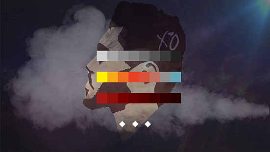 مشاعل ، دخان ، فضاء ، The Weeknd ، ثلاثية ، XO، خلفية HD HD wallpaper