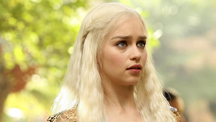 Daenerys Targaryen, Emilia Clarke, Game of Thrones, HD tapet