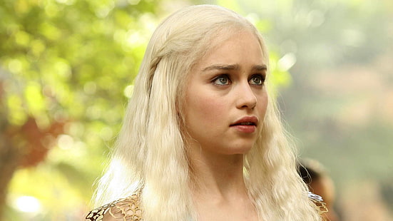 Daenerys Targaryen, Emilia Clarke, Gra o tron, Tapety HD HD wallpaper