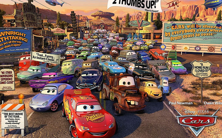 Cars Movie Review, movie, cars, review, pixar's movies, HD wallpaper