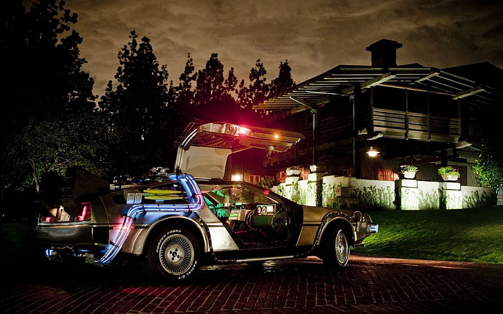 DeLorean, Auto, Zurück in die Zukunft, HD-Hintergrundbild