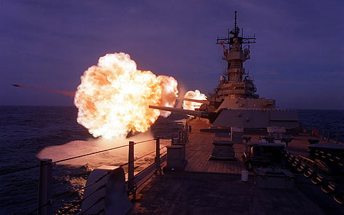 Kriegsschiffe, USS Missouri (BB-63), Schlachtschiff, Kriegsschiff, HD-Hintergrundbild HD wallpaper
