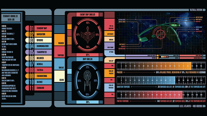 Star Trek Lcars, Fondo de pantalla HD