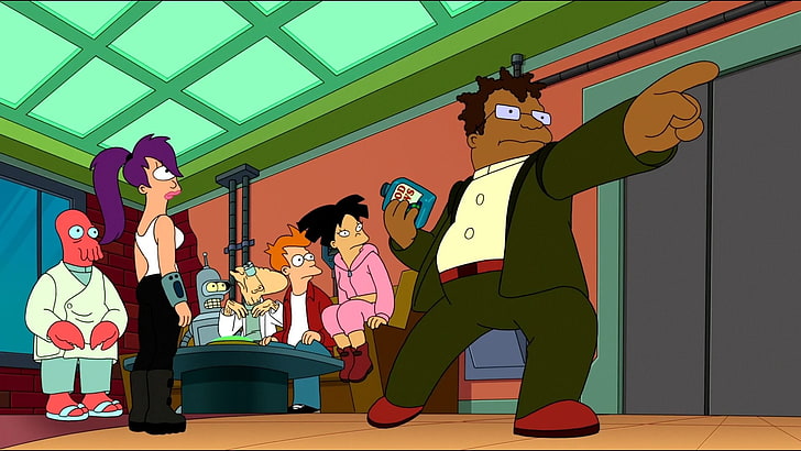 Futurama, Amy Wong, Bender (Futurama), Fry (Futurama), Hermes Conrad, Leela (Futurama), Zoidberg (Futurama), HD wallpaper