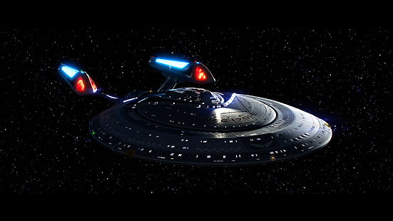 Star Trek USS Enterprise carta da parati digitale, Star Trek, USS Enterprise (astronave), spazio, Sfondo HD HD wallpaper