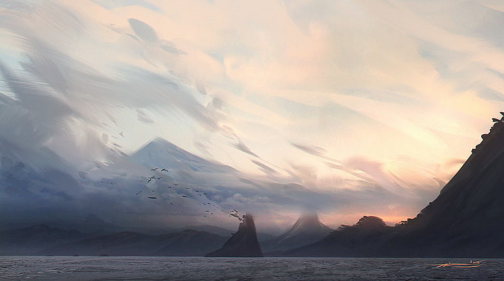 Landschaft, Horizont, HD-Hintergrundbild
