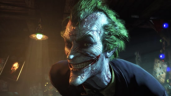 Ilustracja DC Joker, Batman, Joker, Batman: Arkham City, gry wideo, Rocksteady Studios, Tapety HD HD wallpaper