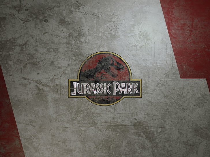 Jurassic Park logo, Jurassic Park, logo, films, Fond d'écran HD