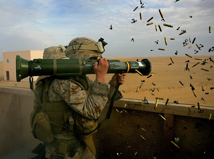 military desert rpg rocket launcher shell casings 2000x1485  Nature Deserts HD Art , desert, Military, HD wallpaper