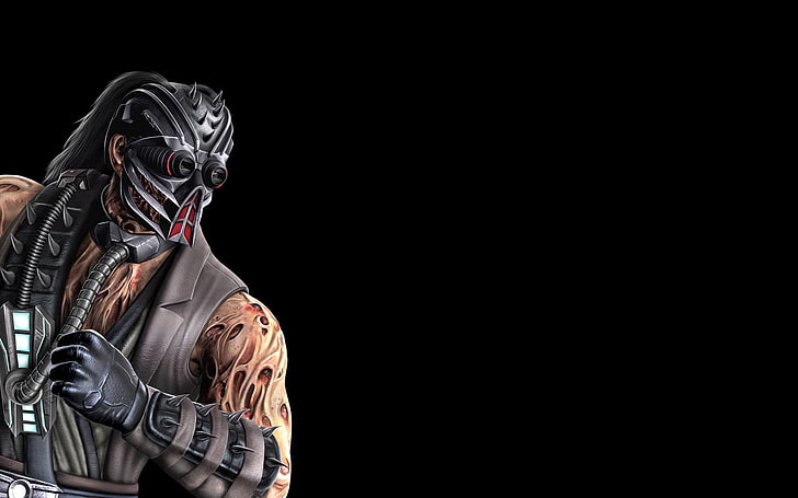 Mortal Kombat Kabal ilustração, cabal, mortal kombat, máscara, soldado, HD papel de parede