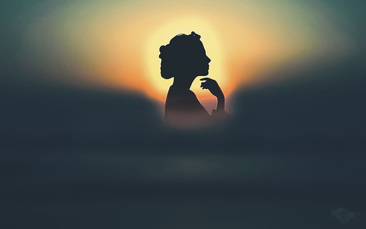 ภาพเงาผู้หญิง, วอลล์เปเปอร์ HD