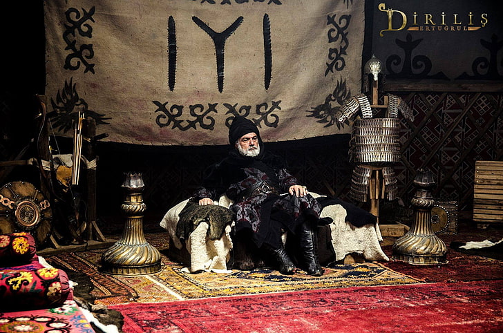 Kayi Tribe tapestry, Diriliş, Ertuğrul, TRT, Turkish, soldier, Ottoman, history, HD wallpaper