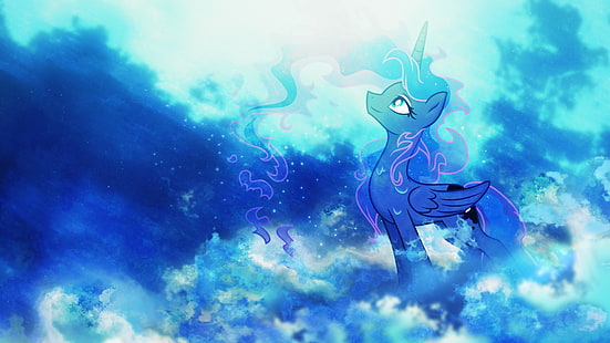 برنامج تلفزيوني ، My Little Pony: الصداقة هي السحر ، My Little Pony ، Princess Luna ، Vector، خلفية HD HD wallpaper