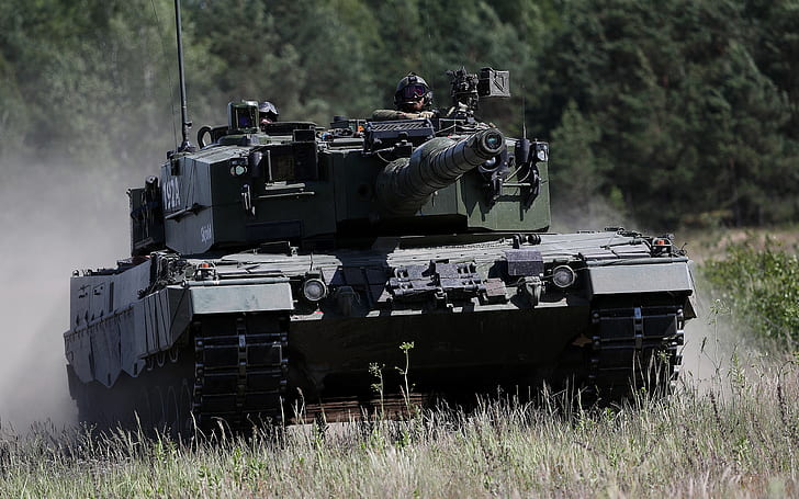 Tank, Jerman, Leopard 2A4, Bundeswehr, Pasukan Tank, Wallpaper HD
