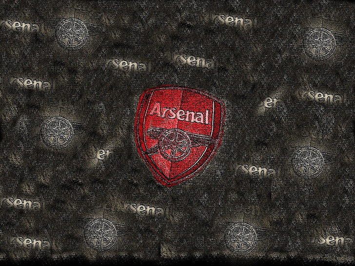 Logotipo del Arsenal, Arsenal Fc, Arsenal, Arsenal Londres, Londres, artilleros, rústico, simple, fútbol, Fondo de pantalla HD