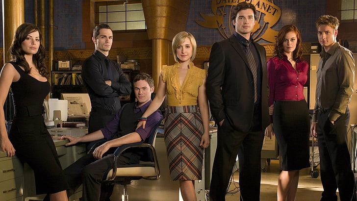 Fernsehshow, Smallville, Allison Mack, Clark Kent, Tom Welling, HD-Hintergrundbild