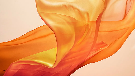 MacBook Air, abstrakt, orange, HD-Hintergrundbild HD wallpaper