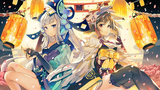 Anime, Onmyouji, Aoandon (Onmyoji), HD-Hintergrundbild HD wallpaper