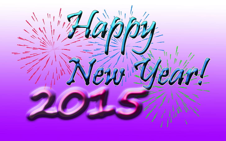 2015, happy new year 2015 text, holidays, 2880x1800, new year, 2015, HD wallpaper