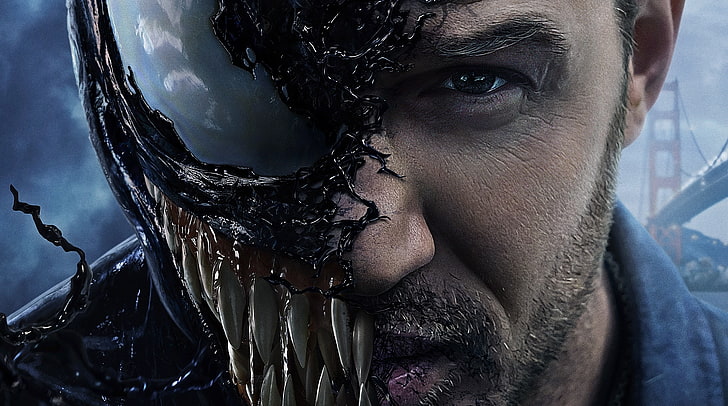 فيلم Venom Superhero Tom Hardy ، ورق حائط Venom الرقمي ، أفلام ، أفلام أخرى ، بطل خارق ، فيلم ، فيلم ، Venom ، 2018 ، TomHardy، خلفية HD