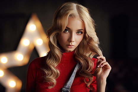 Kvinnor, Katerina Shiryaeva, blondin, flicka, modell, kvinna, HD tapet HD wallpaper