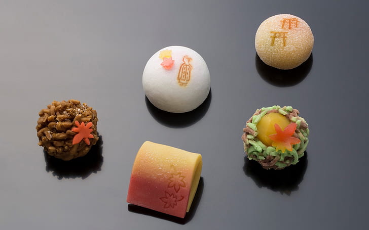 Japanese confectionery, food, sweet, Japanese, Confectionery, Food, Sweet, HD wallpaper