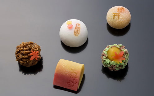 Japanese confectionery, food, sweet, Japanese, Confectionery, Food, Sweet, HD wallpaper HD wallpaper