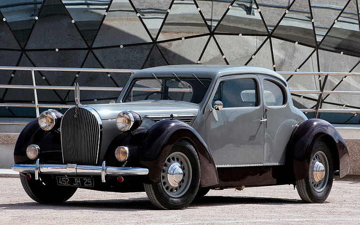 1938 Avions Voisin, gray classic car, cars, 1920x1200, avions voisin, voisin, HD wallpaper