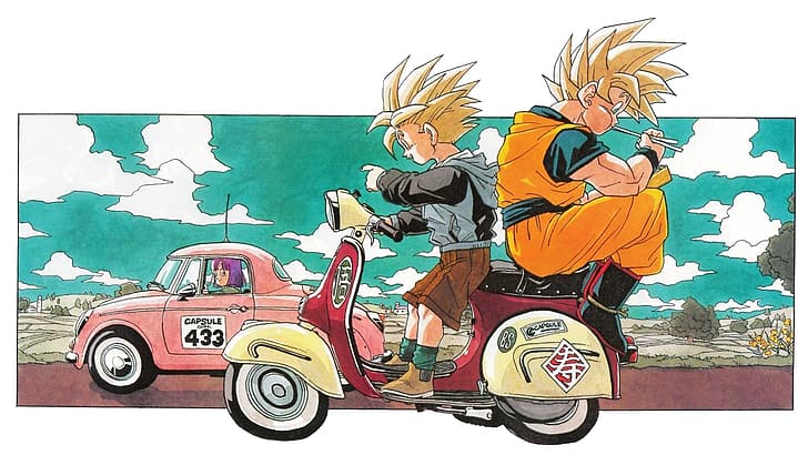 Son Goku and Bulma HD wallpapers free download | Wallpaperbetter