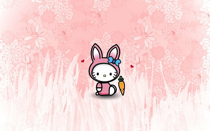 Holiday, Easter, Hello Kitty, HD wallpaper