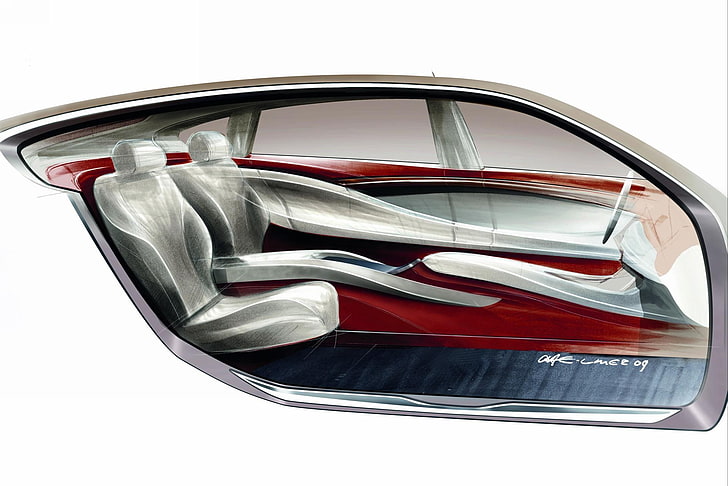 BMW Concept 5 Series Gran Turismo, bmw_5 series_gt_concept interior_, car, HD wallpaper