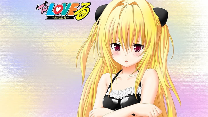 To Love 3 Anime tapet, To Love-ru, Golden Darkness, HD tapet