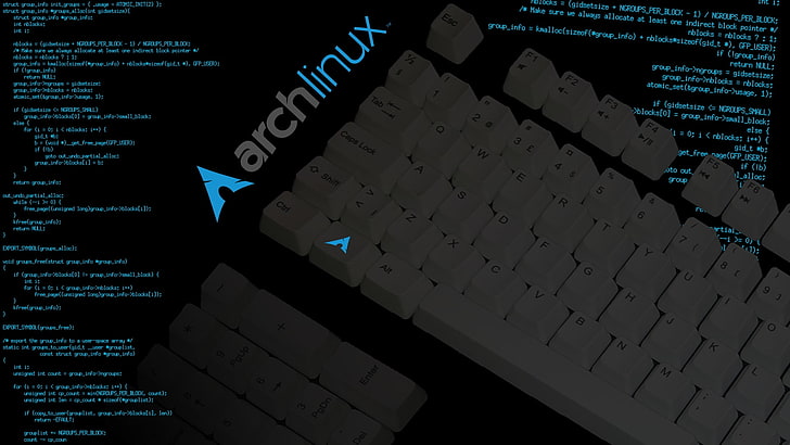 linux keyboards arch linux 1920x1080  Technology Linux HD Art , linux, keyboards, HD wallpaper