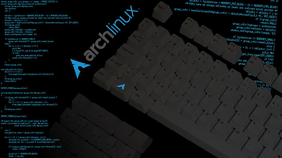 клавиатура linux arch linux 1920x1080 технология Linux HD Art, linux, клавиатуры, HD обои HD wallpaper