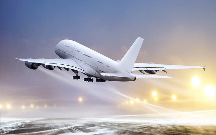 Ready for Take Off, plane, airplane, flights, sky, HD wallpaper