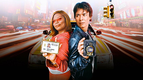 Movie, Taxi (2004), Jimmy Fallon, Queen Latifah, HD wallpaper HD wallpaper