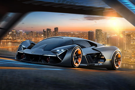 суперкар, Lamborghini Terzo Millennio, 4k, HD обои HD wallpaper