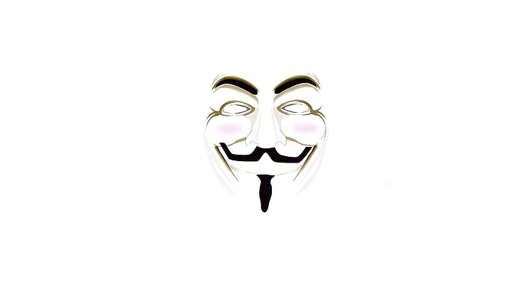 anonymus, hacker, computer, mask, HD wallpaper