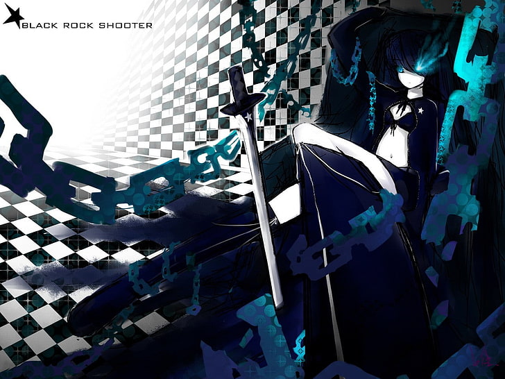 anime, Black Rock Shooter, HD wallpaper