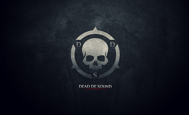 Symbol czaszki, tapeta cyfrowa Dead de Sound, Aero, czarna, ciemna, czaszka, symbol, Tapety HD
