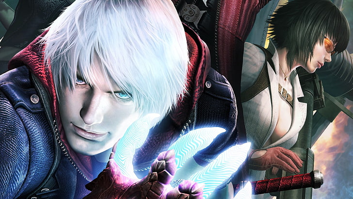 male anime wallpaper, Devil May Cry, HD wallpaper