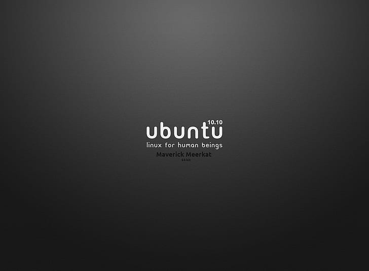 Maverick Black 64-bit, Computers, Linux, Ubuntu, linux for human beings, maverick black 64-bit, HD wallpaper